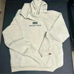 The Marathon Company Bone Color Hoodie